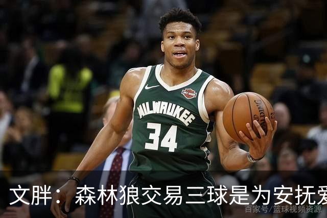 文胖：森林狼交易三球是为安抚爱德华兹 他一赛季被包夹近1000次
